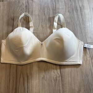 NWT Adore Me Jeannette Push Up Demi Bra Whisper White Size 46DD
